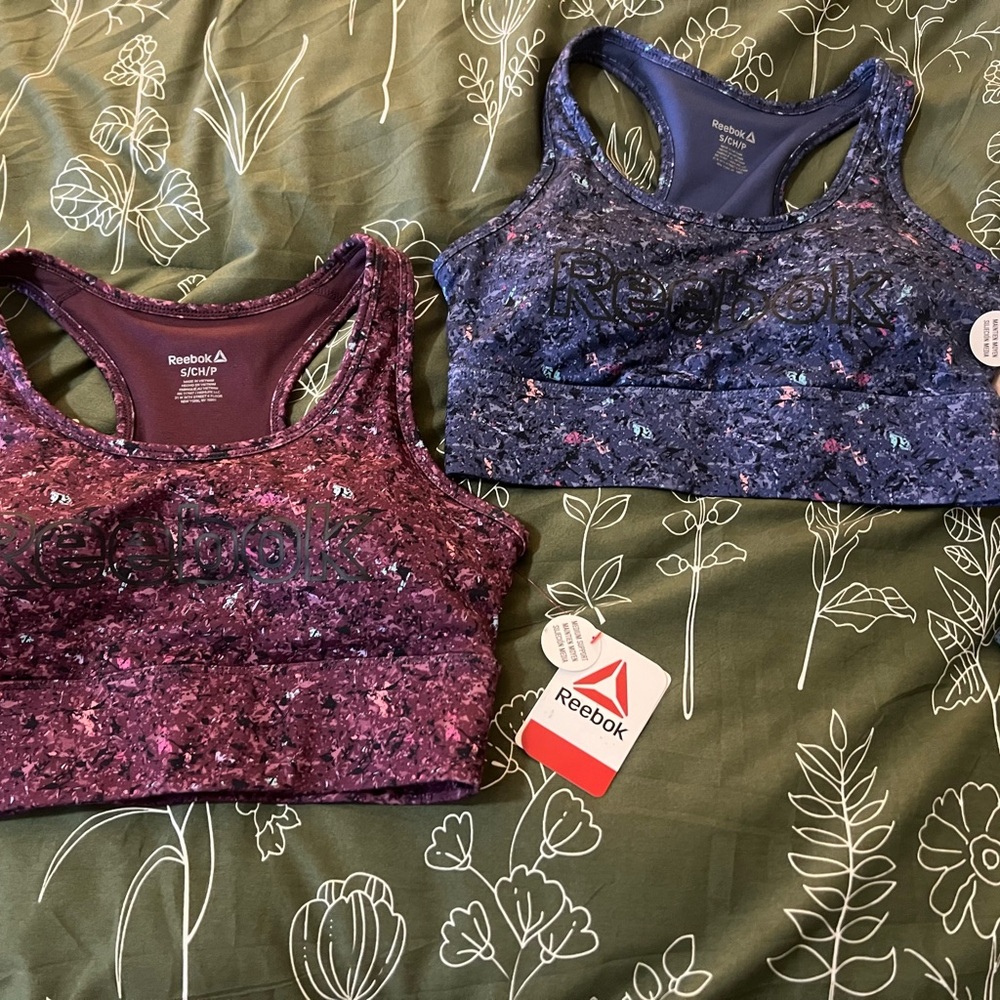 Reebok Women's Intimates - Purple and Blue Sports Bras
